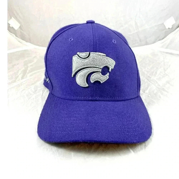 Nike Kansas State Wildcats DRI-FIT Purple Hat Sz L XL 100% Cotton - Picture 7 of 8